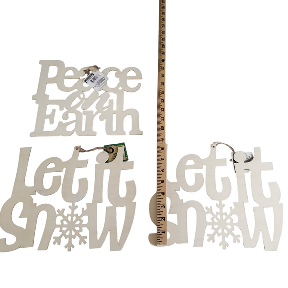 New Crafter's Square DIY Wood Christmas Signs Crafting/Painting - Picture 2 of 10